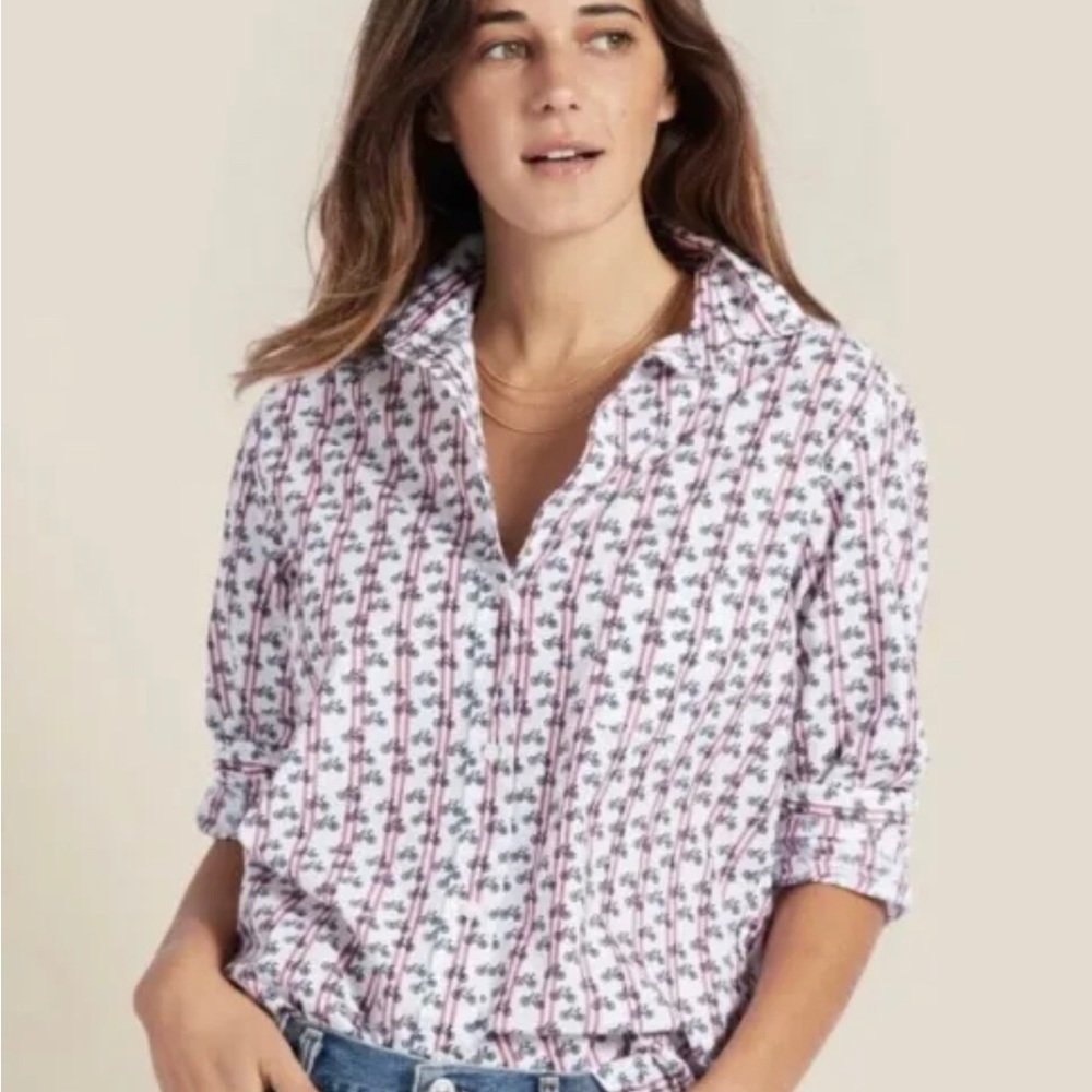 Grayson Bicycle Button Down Top Sz3 - image 5
